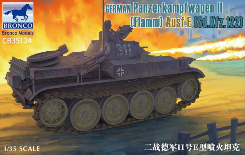 Fotografie 1/35 German Panzerkampfwagen II (Flamm) Ausf.E