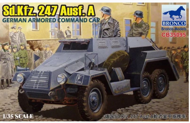 1/35 Sd.Kfz. 247 Ausf. A German armored command car