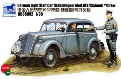 Fotografie 1/35 German Light Staff Car 'Stabswagen' Mod.1937 (Saloon) w/Crew