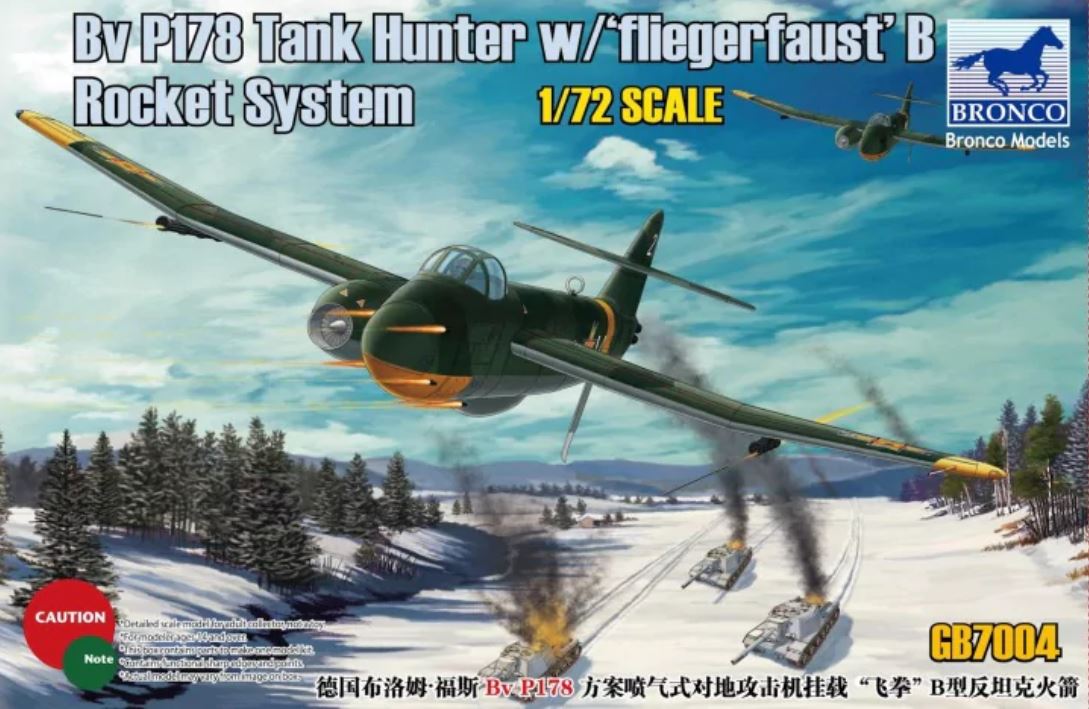1/72 Bv P178 Tank Hunter w/”fliegerfaust” B Rocket system