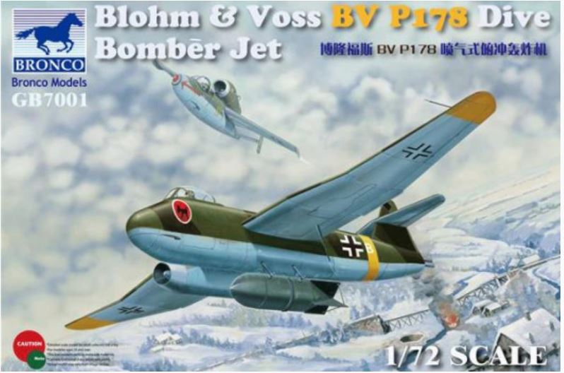 Fotografie 1/72 Blohm & Voss BV P178 Dive Bomber Jet