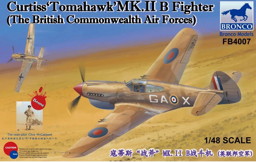 1/48 Curtiss 'Tomahawk' Mk.II B Fighter The British Commonwealth Air Force