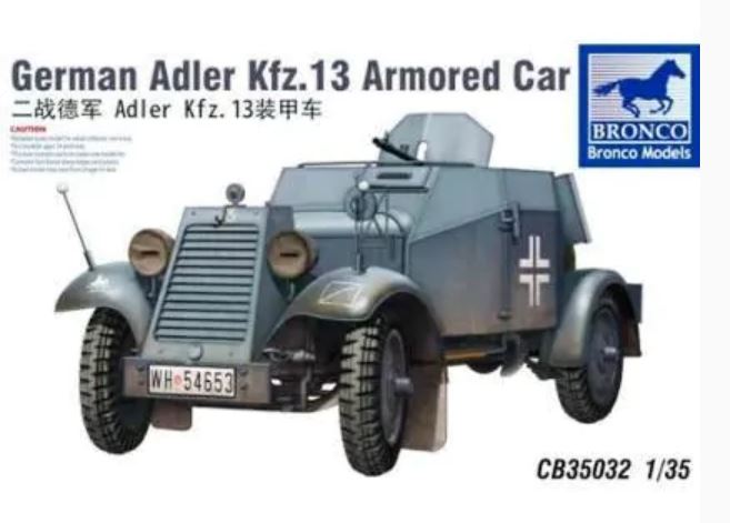 1/35 German Adler Kfz.13 Armored Car