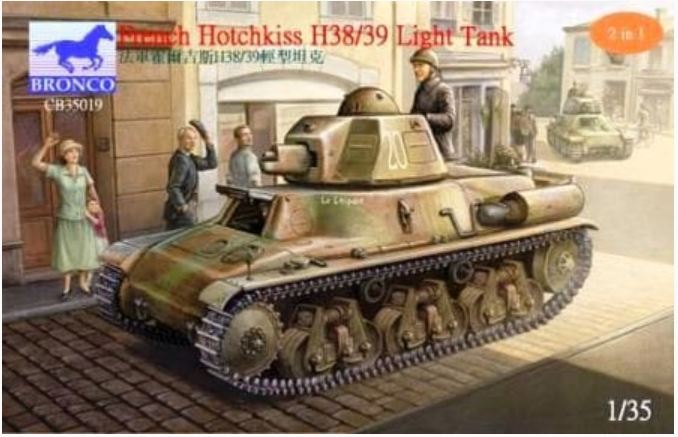 1/35 French Hotchkiss H38/39 Light Tank
