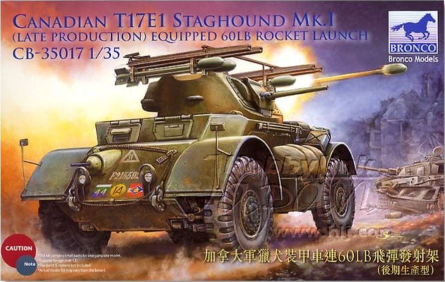 1/35 Canadian T17E1 Staghound Mk.I (Late Production with 60LB Rocket Launchers)