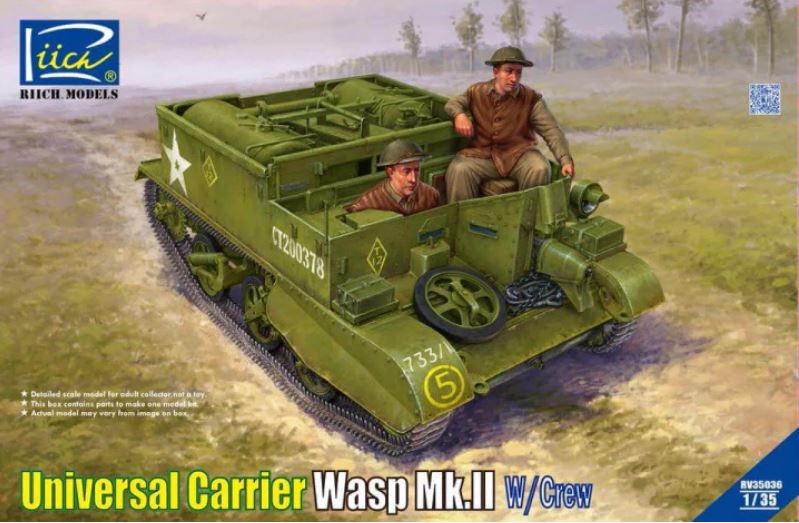 1/35 Universal Carrier Wasp Mk.II with Crew