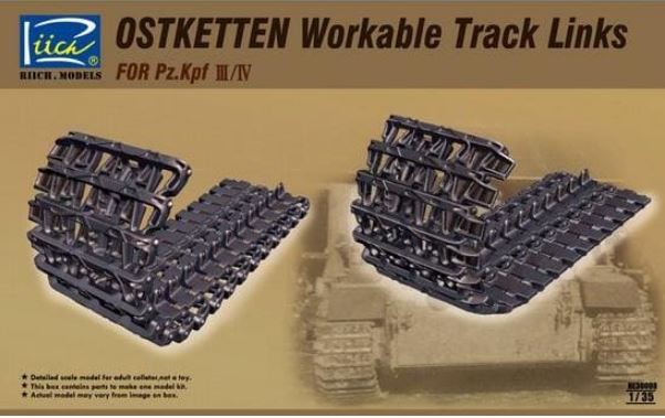 Fotografie 1/35 Ostketten Workable Track Links for Pz.Kpf III/IV
