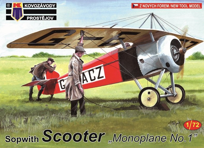 1/72 Sopwith Scooter Monoplane No.1 (3x camo)