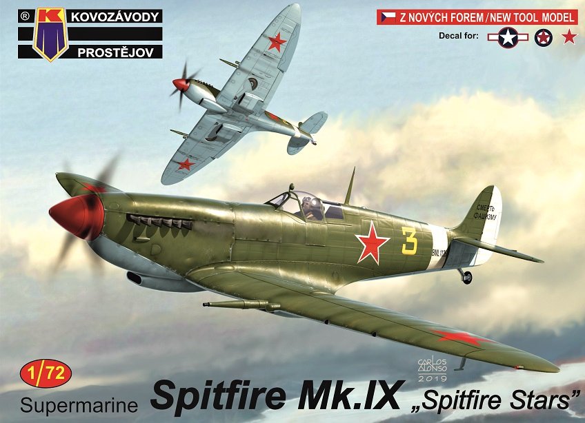 1/72 Spitfire Mk.IX 'Spitfire Stars' (3x camo)