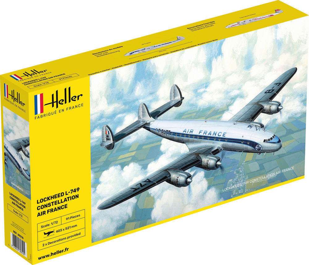 Fotografie 1/72 Lockheed L-749 Constellation Air France