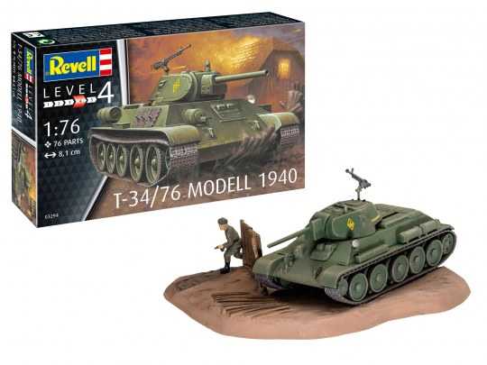 Fotografie Plastic ModelKit tank 03294 - T-34/76 Modell 1940 (1:76)