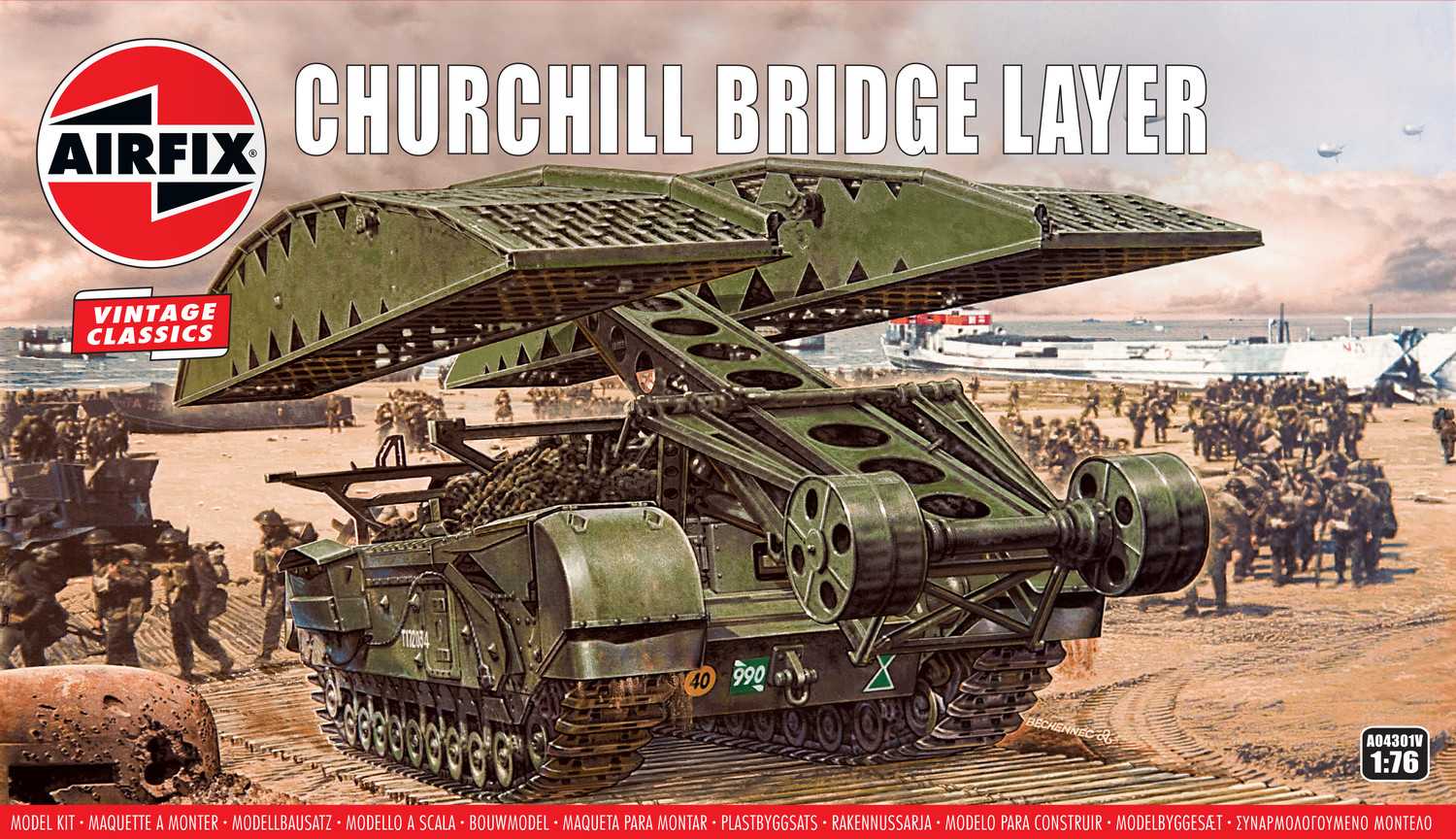 Fotografie Classic Kit VINTAGE military A04301V - Churchill Bridge Layer (1:76)