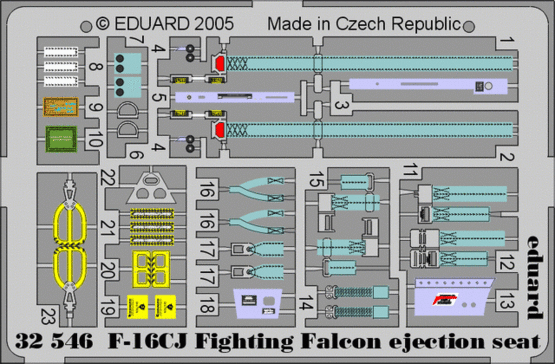 1/32 F-16CJ ejection seat (TAMIYA)