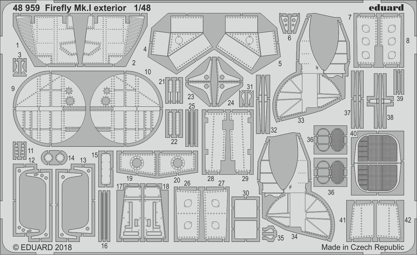 1/48 Firefly Mk.I exterior (TRUMPETER)