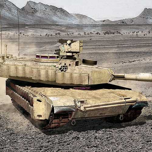 Fotografie Model Kit tank 13504 - U.S Army M1A2 V2 TUSK II (1:35)