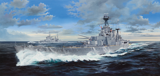 1/200 HMS Hood Battle Cruiser