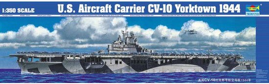 Fotografie 1/350 US CV-10 Yorktown Aircraft Carrier 1944