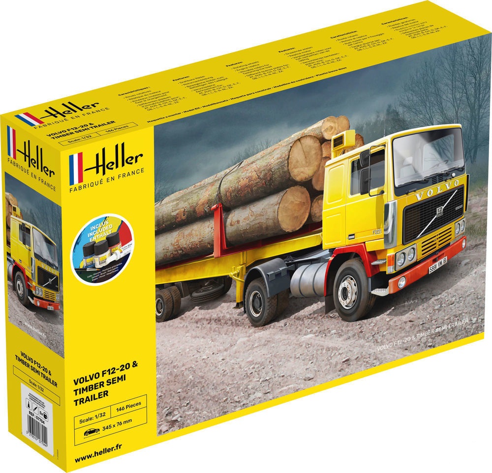 Fotografie 1/32 Volvo F12-20 & Timber Semi Trailer