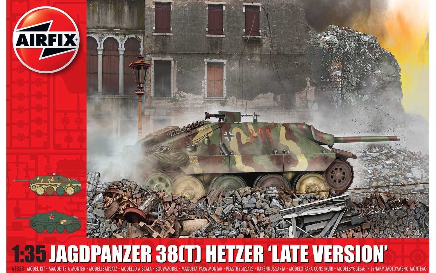 Classic Kit tank A1353 - JagdPanzer 38 tonne Hetzer "Late Version" (1:35)