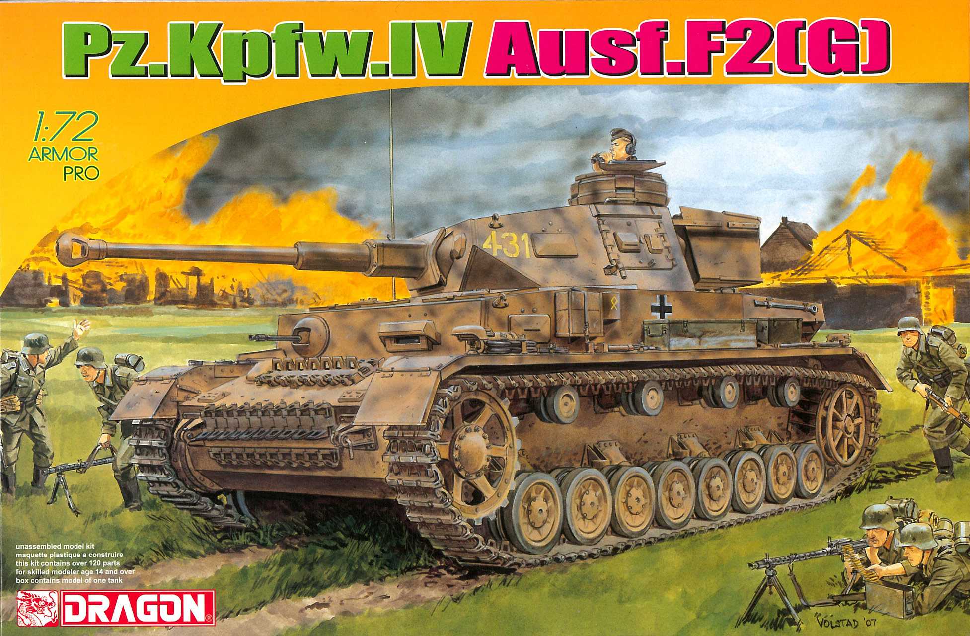 Model Kit tank 7359 - Pz.Kpfw.IV Ausf.F2(G) (1:72)