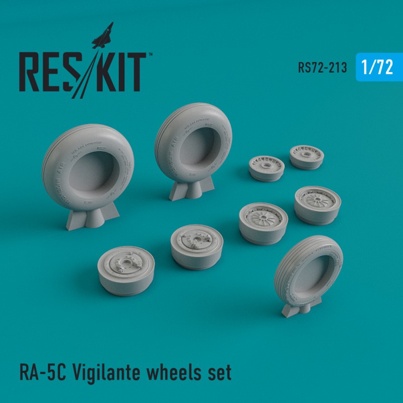 1/72 RA-5 Vigilante wheels (TRUMP/HAS)