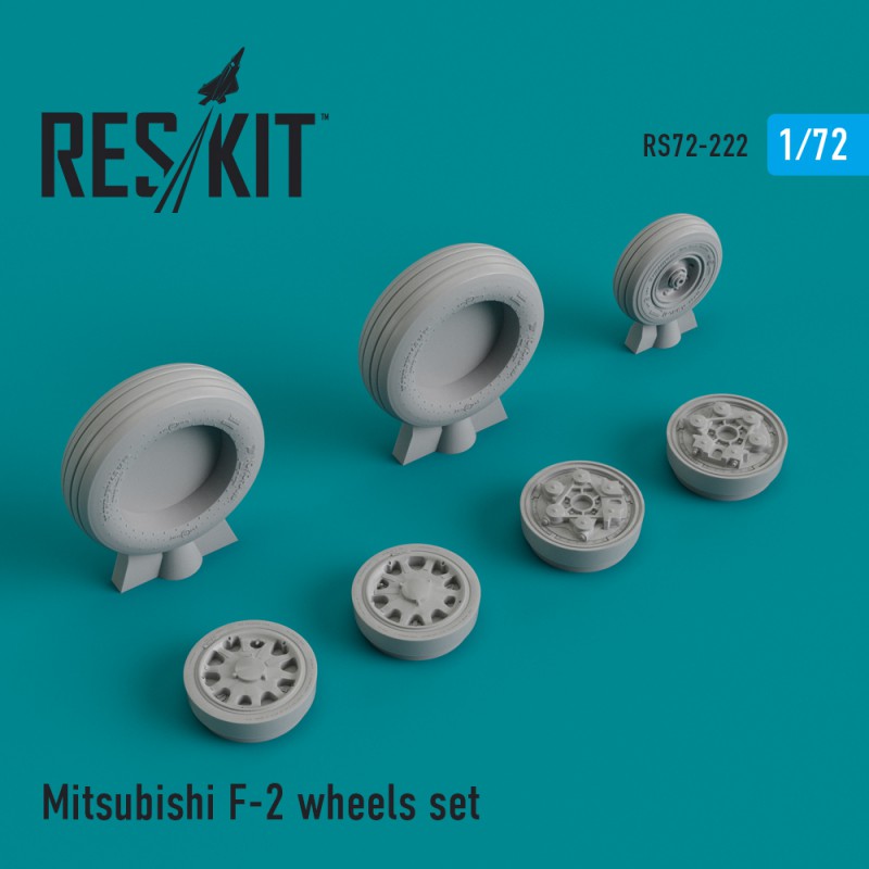 1/72 Mitsubishi F-2 wheels (HAS)