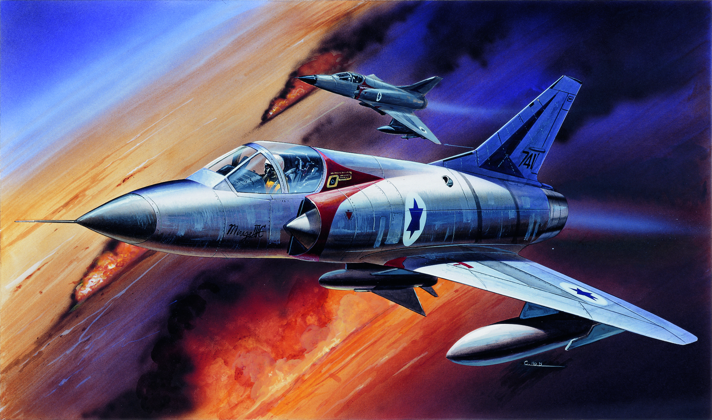 Model Kit letadlo 12247 - MIRAGE III-C FIGHTER (1:48)