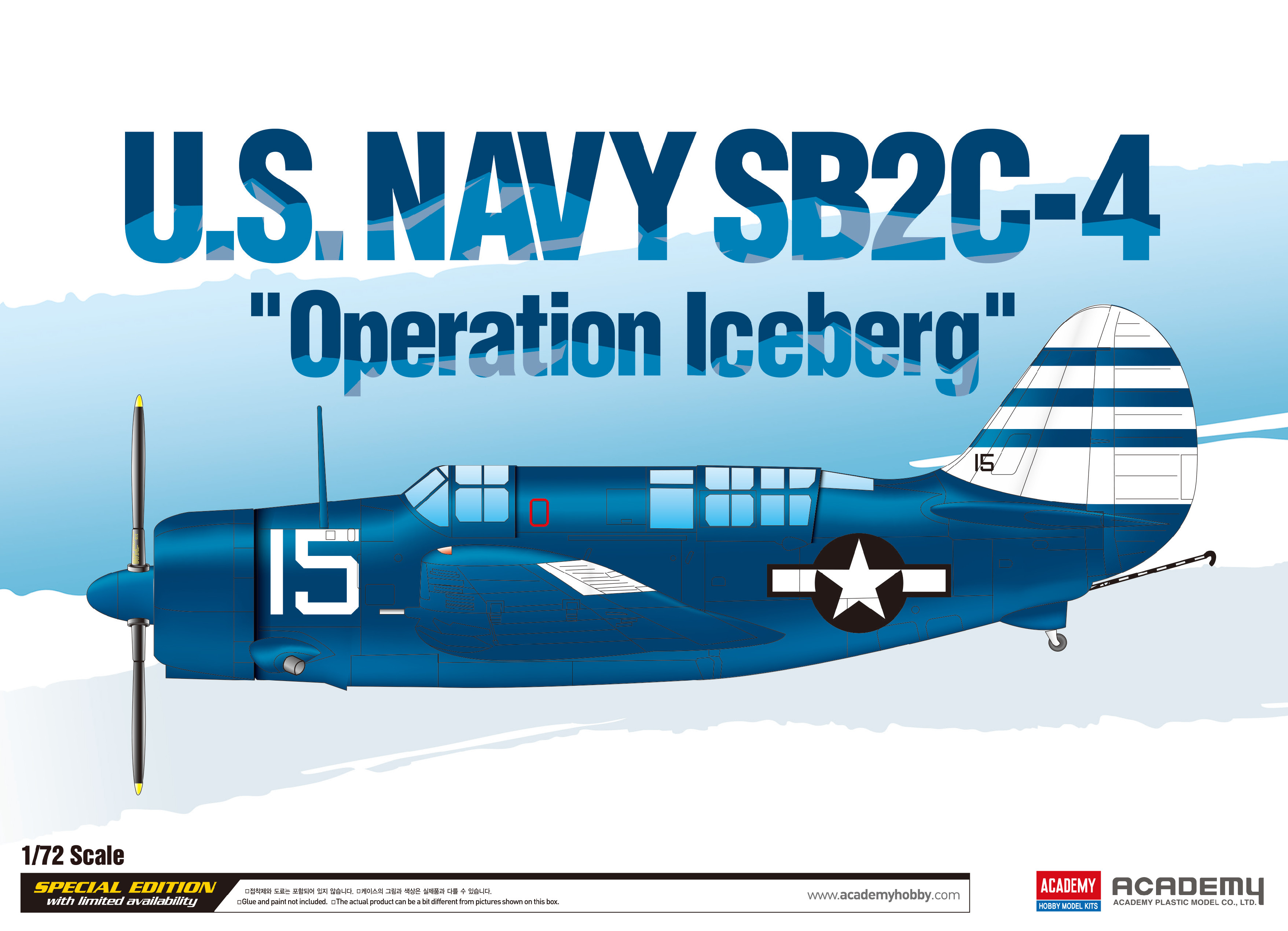 Fotografie Model Kit letadlo 12545 - U.S.Navy SB2C-4 "Operation Iceberg" LE: (1:72)