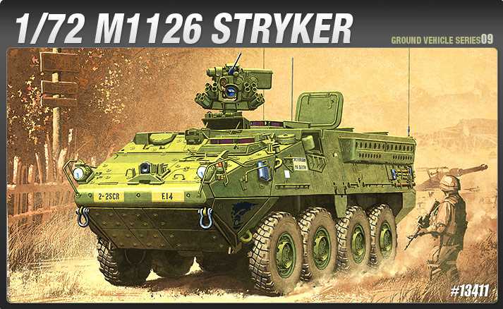 Model Kit military 13411 - M1126 STRYKER (1:72)