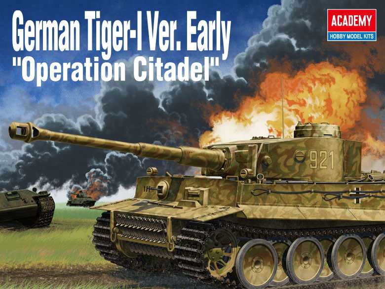 Fotografie Model Kit tank 13509 - German Tiger-I Ver. EARLY "Operation Citadel" (1:35)