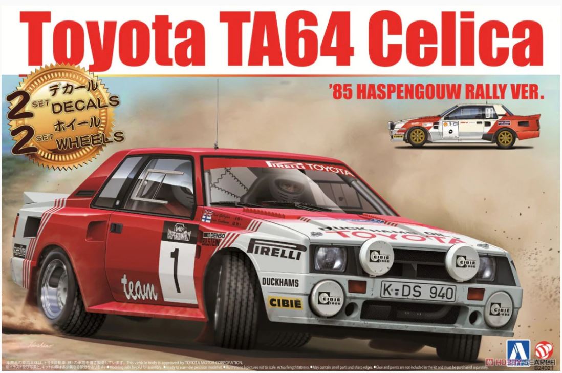 1/24 Toyota TA64 Celica '85 Haspengouw Rally Ver.