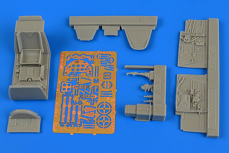 1/48 Bf 109F-2/F-4 cockpit set (EDU)