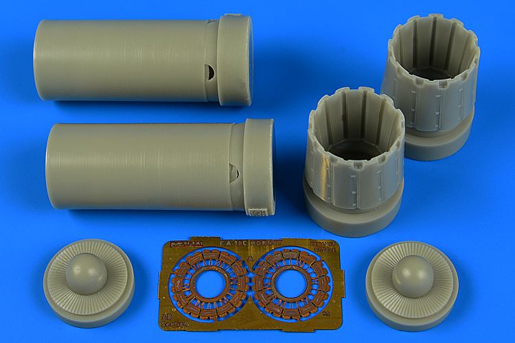 1/48 F/A-18C exhaust nozzles - opened (KIN)