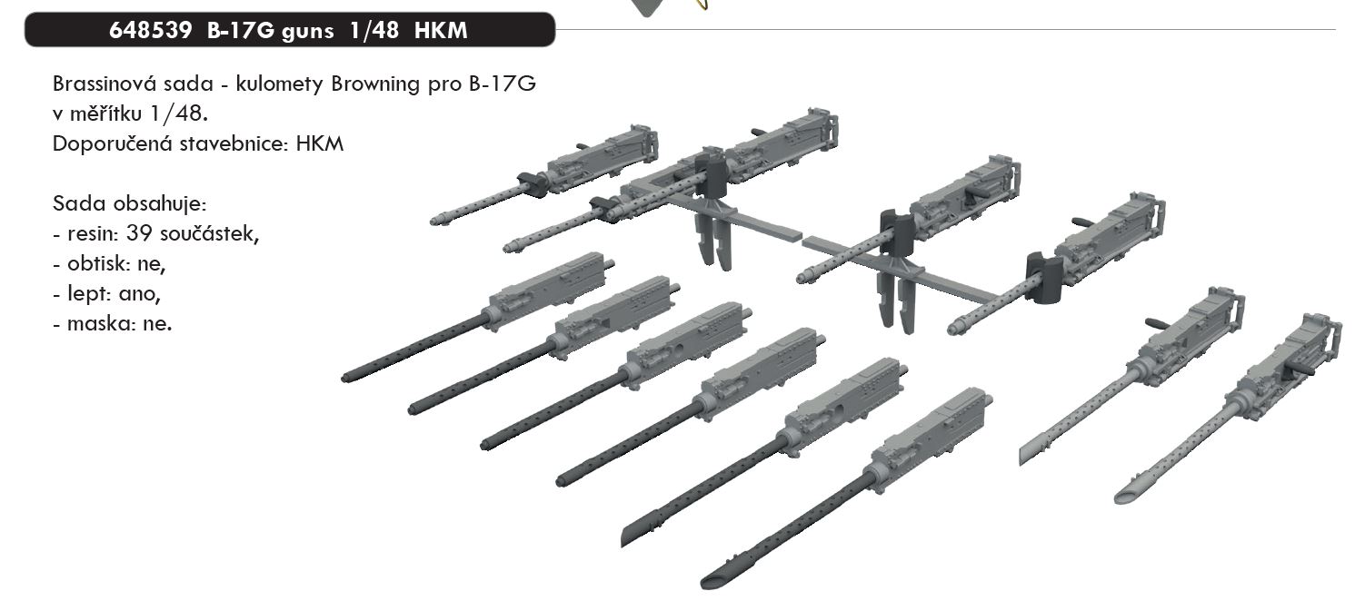 1/48 B-17G guns (HKM)
