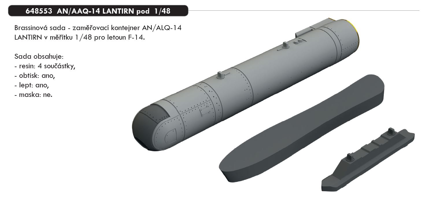 Fotografie 1/48 AN/AAQ-14 LANTIRN pod