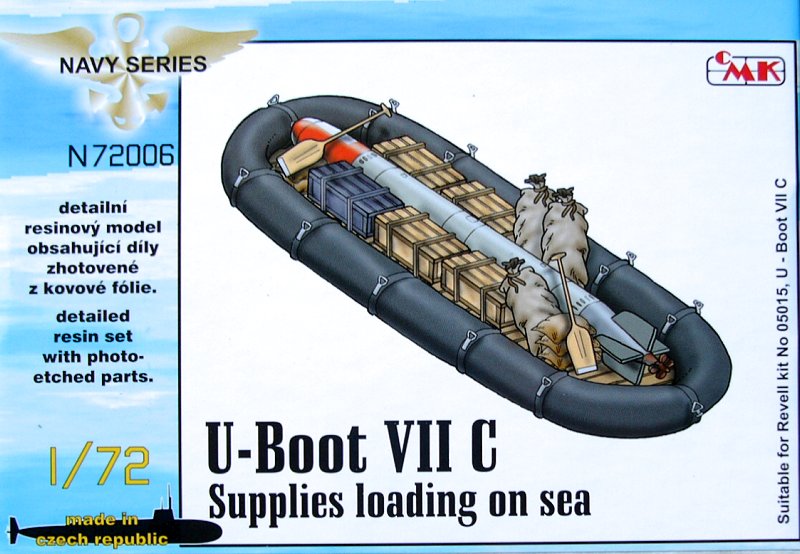 1/72 U-Boot VII Supplies loading on sea