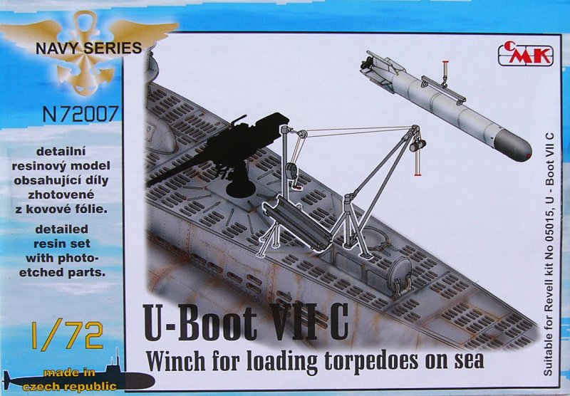 1/72 U-Boot VII Winch for loading torpedoes on sea