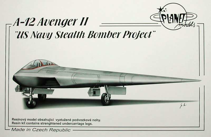 1/72 A-12 Avenger II US Navy Stealth Bomber Proj.