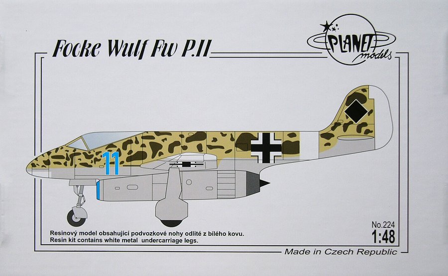 1/48 Focke Wulf P.II (full resin kit)