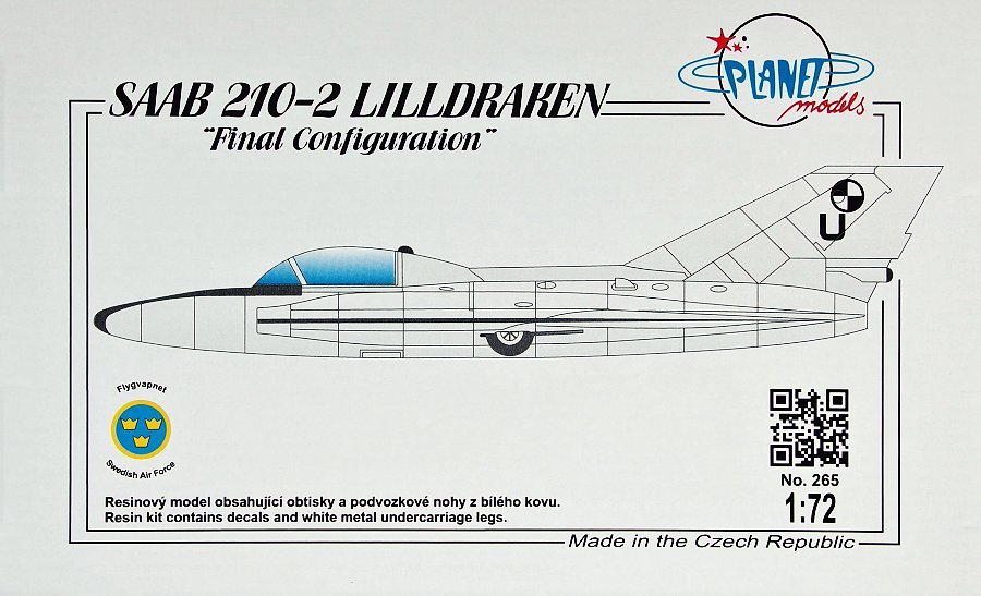 1/72 SAAB 210-II Lilldraken 'Final Configuration'