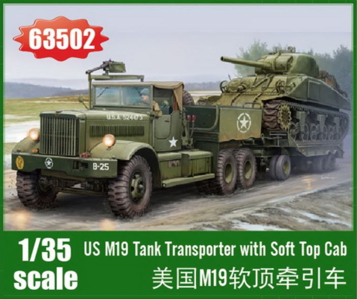 1/35 M19 Tank Transporter with Soft Top Cab