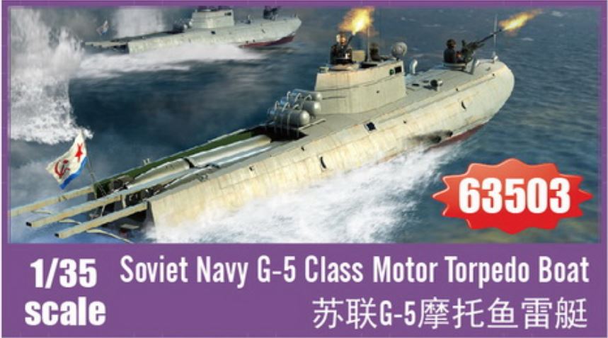 Fotografie 1/35 Soviet Navy G-5 Class Motor Torpedo Boat