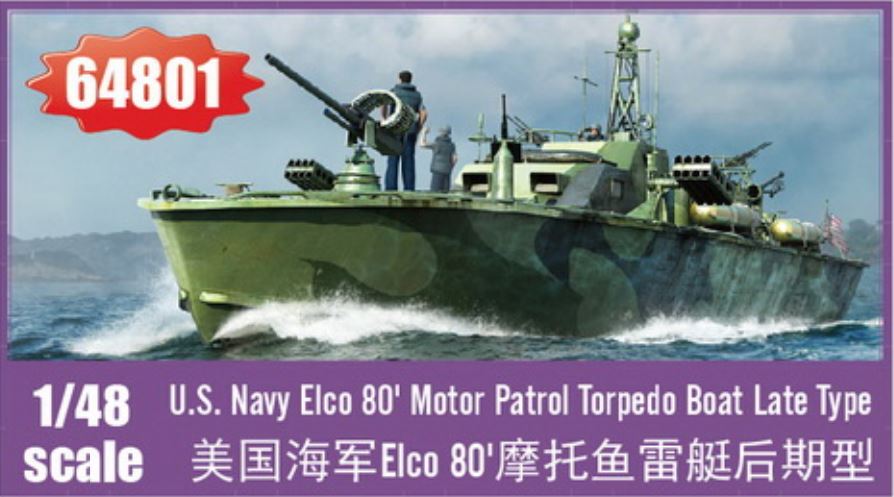 1/48 Elco 80' Motor Patrol Torpedo Boat Late Type
