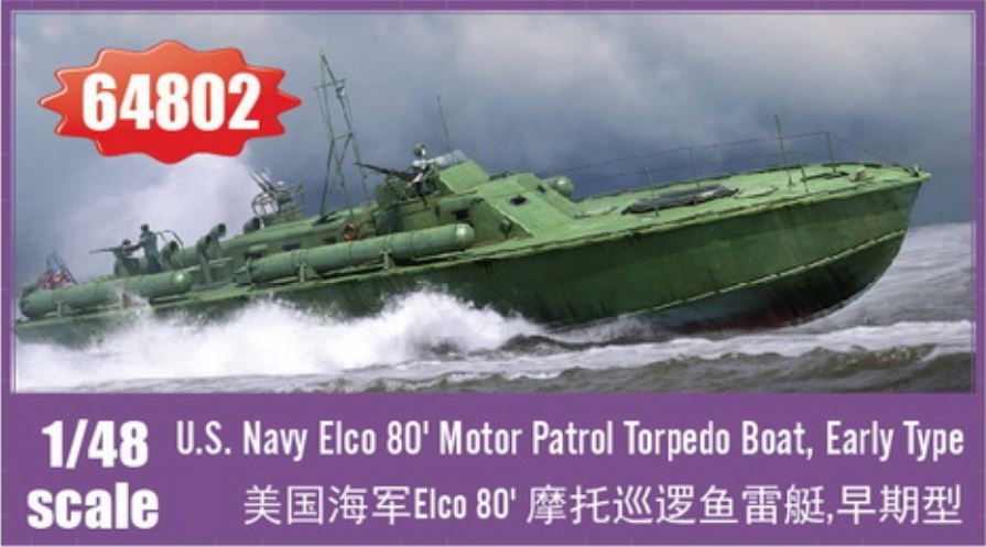 1/48 Elco 80' Motor Patrol Torpedo Boat, Early Type