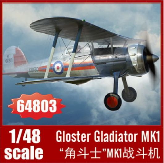 Fotografie 1/48 Gloster Gladiator MK1