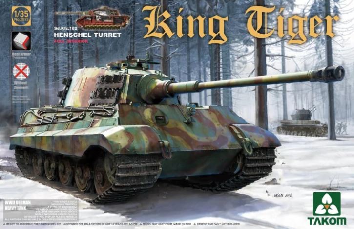 Fotografie King Tiger Sd.Kfz.182 Henschel Turret 1/35