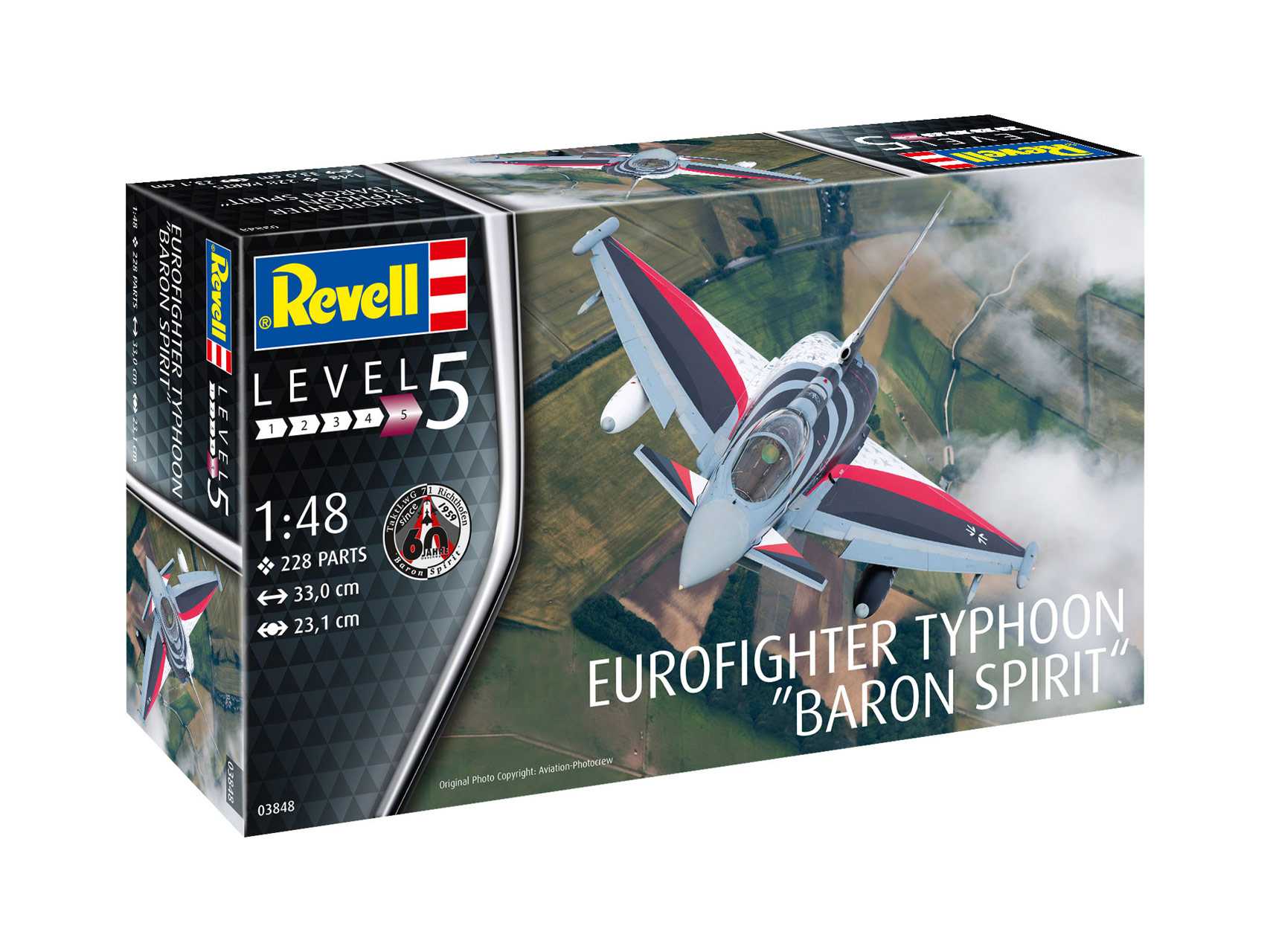 Fotografie Plastic ModelKit letadlo 03848 - Eurofighter Typhoon "BARON SPIRIT" (1:48)
