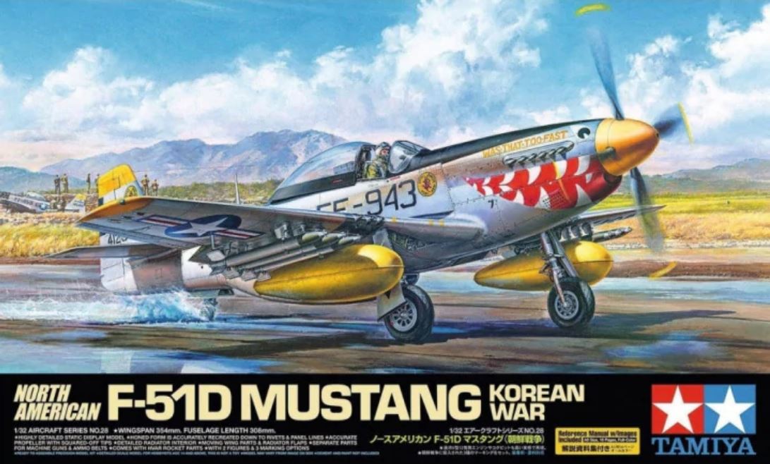 1/32 North American F-51D Mustang Korean War