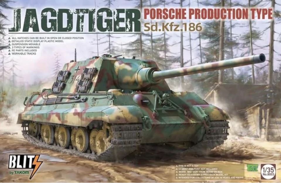 Fotografie 1/35 Jagdtiger Sd.Kfz. 186 Porsche Production type