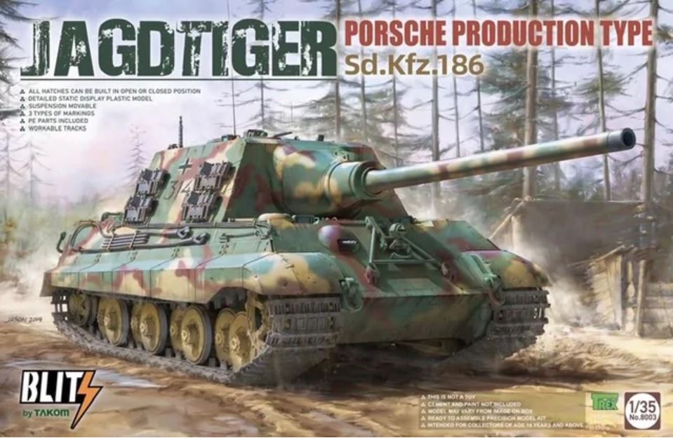 1/35 Jagdtiger Sd.Kfz. 186 Porsche Production type